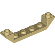 Plaatje in Gallery viewer laden, LEGO® los onderdeel Dakpan Omgekeerd Geelbruin 52501