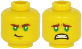 LEGO® los onderdeel Hoofd in kleur Geel 3626cpb2633
