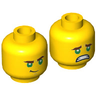 LEGO® los onderdeel Hoofd in kleur Geel 3626cpb2633