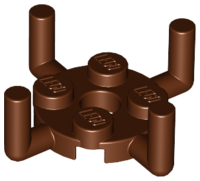 Plaatje in Gallery viewer laden, LEGO® los onderdeel Plaat Rond Roodachtig Bruin 98284