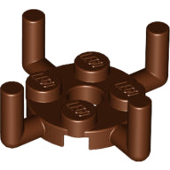 Plaatje in Gallery viewer laden, LEGO® los onderdeel Plaat Rond Roodachtig Bruin 98284