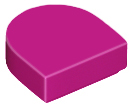 LEGO® los onderdeel Tegel Rond in kleur Magenta 24246