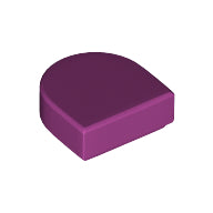 LEGO® los onderdeel Tegel Rond in kleur Magenta 24246