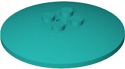 LEGO® los onderdeel Schaal in kleur Donker Turkoois 44375b