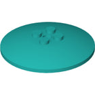LEGO® los onderdeel Schaal in kleur Donker Turkoois 44375b
