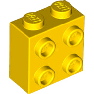 Plaatje in Gallery viewer laden, LEGO® los onderdeel Steen Aangepast in kleur Geel 22885