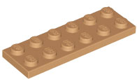 Plaatje in Gallery viewer laden, LEGO® los onderdeel Plaat Algemeen in kleur Medium Noga 3795
