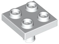 LEGO® los onderdeel Plaat Aangepast in kleur Wit 2476