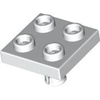 LEGO® los onderdeel Plaat Aangepast in kleur Wit 2476