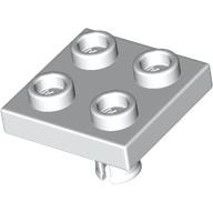 LEGO® los onderdeel Plaat Aangepast in kleur Wit 2476