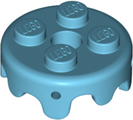 LEGO® los onderdeel Eten & Drinken Medium Azuurblauw 65700