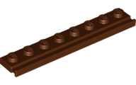 LEGO® los onderdeel Plaat Aangepast Roodachtig Bruin 4510