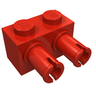 LEGO® los onderdeel Steen Aangepast in kleur Rood 30526