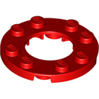 LEGO® los onderdeel Plaat Rond in kleur Rood 11833