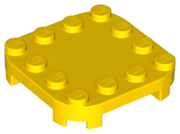 LEGO® los onderdeel Plaat Aangepast in kleur Geel 66792