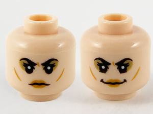 LEGO® los onderdeel Hoofd in kleur Lichte Noga 3626cpb2675