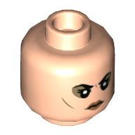Plaatje in Gallery viewer laden, LEGO® los onderdeel Hoofd in kleur Lichte Noga 3626cpb2675