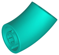 Plaatje in Gallery viewer laden, LEGO® los onderdeel Steen Rond Donker Turkoois 65473