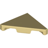 LEGO® los onderdeel Tegel Aangepast in kleur Geelbruin 35787