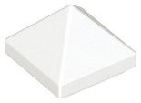 LEGO® los onderdeel Dakpan Algemeen in kleur Wit 22388
