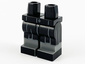 LEGO® los onderdeel Benen met Motief Zwart 970c00pb1128