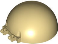 LEGO® los onderdeel Voorruit in kleur Geelbruin 95198