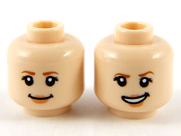 LEGO® los onderdeel Hoofd in kleur Lichte Noga 3626cpb2680