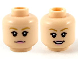 LEGO® los onderdeel Hoofd in kleur Lichte Noga 3626cpb2683