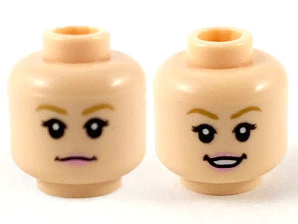 LEGO® los onderdeel Hoofd in kleur Lichte Noga 3626cpb2683