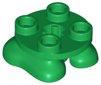 LEGO® los onderdeel Benen Aangepast in kleur Groen 66858