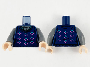 LEGO® los onderdeel Lijf met Motief Donkerblauw 973pb4027c01