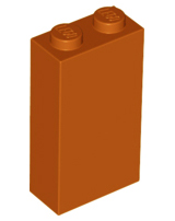 Plaatje in Gallery viewer laden, LEGO® los onderdeel Steen in kleur Donker Oranje 22886