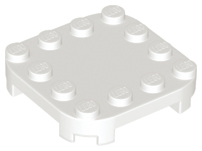 LEGO® los onderdeel Plaat Aangepast in kleur Wit 66792