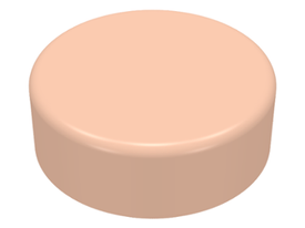 LEGO® los onderdeel Tegel Rond in kleur Lichte Noga 98138