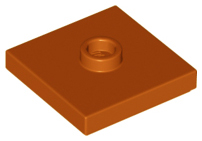 Plaatje in Gallery viewer laden, LEGO® los onderdeel Plaat Aangepast Donker Oranje 87580