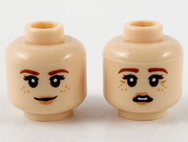 LEGO® los onderdeel Hoofd in kleur Lichte Noga 3626cpb2672