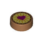 LEGO® onderdeel Tegel Rond met Motief Medium Noga 98138pb094