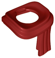 LEGO® los onderdeel Lijf Accessoire Donkerrood 25376