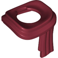 Plaatje in Gallery viewer laden, LEGO® los onderdeel Lijf Accessoire Donkerrood 25376