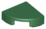 LEGO® los onderdeel Tegel Rond in kleur Donkergroen 25269
