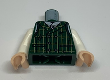Plaatje in Gallery viewer laden, LEGO® los onderdeel Lijf met Motief Donkergroen 973pb4094c01