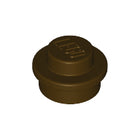 LEGO® los onderdeel Plaat Rond in kleur Donker Bruin 4073
