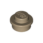 LEGO® los onderdeel Plaat Rond Donker Geelbruin 4073