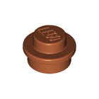 LEGO® los onderdeel Plaat Rond in kleur Donker Oranje 4073