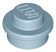 LEGO® los onderdeel Plaat Rond in kleur Zandblauw 4073