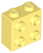 LEGO® los onderdeel Steen Aangepast Helder Lichtgeel 22885