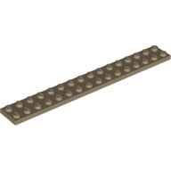 Plaatje in Gallery viewer laden, LEGO® los onderdeel Plaat Algemeen Donker Geelbruin 4282