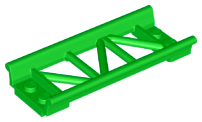 LEGO® los onderdeel Rails in kleur Fel Groen 26022