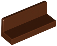 LEGO® los onderdeel Paneel in kleur Roodachtig Bruin 23950