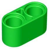 LEGO® los onderdeel Technische Hefbalk Fel Groen 43857